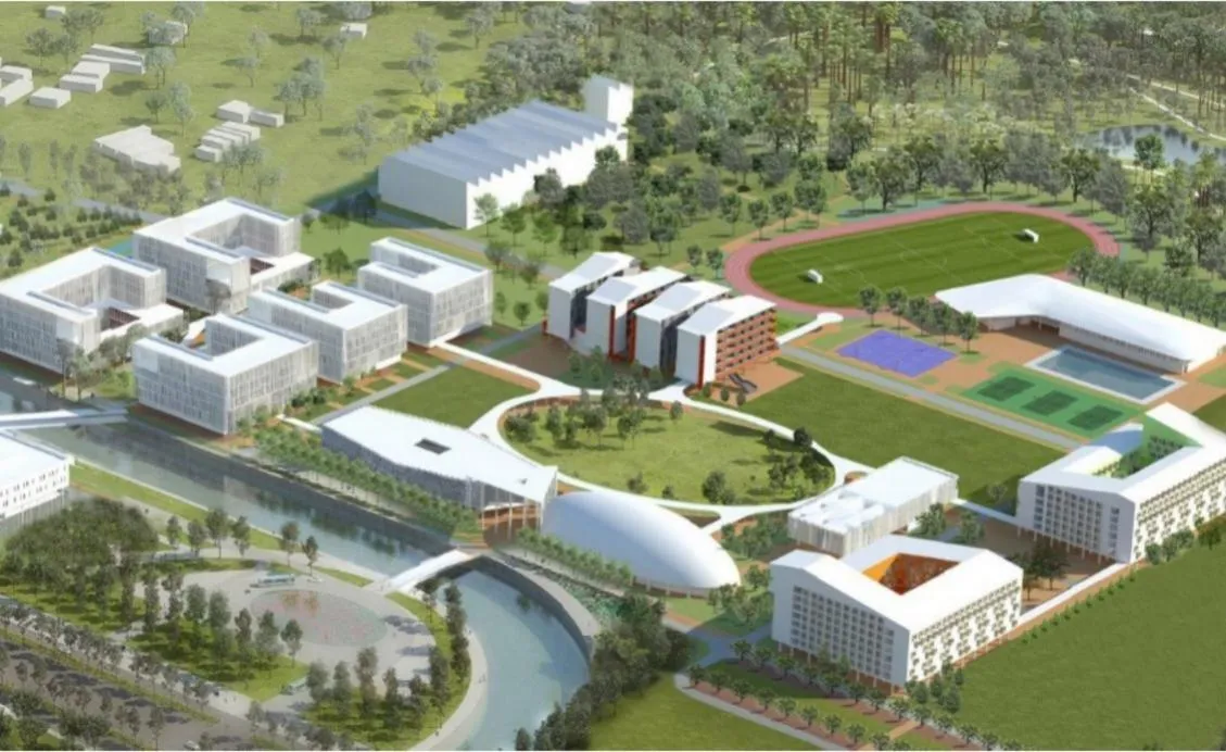 Vietnamese-German University campus lighting
