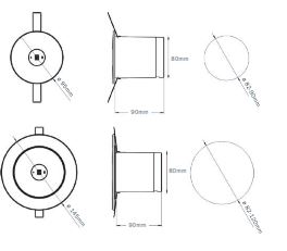 PowerCraft - REL10NM-LED-CU - Recess LED2